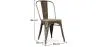 Silla de Comedor - Diseño Industrial - Madera y Acero -Stylix  image 7