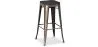 Taburete de Bar - Diseño Industrial -Madera y Metal - 76cm - Stylix  image 7