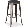 Taburete de Bar - Diseño Industrial -Madera y Metal - 76cm - Stylix  image 7