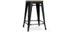 Taburete de Bar Diseño Industrial - Madera y Acero - 61cm - Stylix  image 7