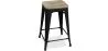 Taburete de Bar Diseño Industrial - Madera y Acero - 61cm - Stylix  image 7