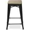 Taburete de Bar Diseño Industrial - Madera y Acero - 61cm - Stylix  image 7