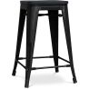 Taburete de Bar - Diseño Industrial - Madera y Acero - 61cm - Stylix  image 7