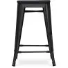Taburete de Bar - Diseño Industrial - Madera y Acero - 61cm - Stylix  image 7