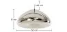 Lámpara de Techo - Lámpara Colgante - Metal Cromado - 30 cm - Nullify image 7