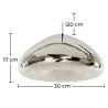 Lámpara de Techo - Lámpara Colgante - Metal Cromado - 30 cm - Nullify image 7