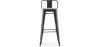Taburete de Bar con Respaldo - Diseño Industrial - 76 cm - Stylix image 7