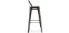Taburete de Bar con Respaldo - Diseño Industrial - 76 cm - Stylix image 7