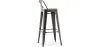 Taburete de Bar con Respaldo - Diseño Industrial - 76 cm - Stylix image 7