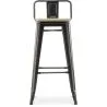 Taburete de Bar con Respaldo - Diseño Industrial - 76 cm - Stylix image 7