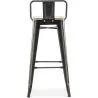 Taburete de Bar con Respaldo - Diseño Industrial - 76 cm - Stylix image 7