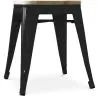 Taburete  Diseño Industrial - Madera y Metal - 45cm - Stylix  image 7