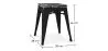 Taburete Diseño Industrial - Madera y Acero - 46cm - Stylix image 7