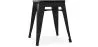 Taburete Diseño Industrial - Madera y Acero - 46cm - Stylix image 7