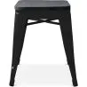 Taburete Diseño Industrial - Madera y Acero - 46cm - Stylix image 7