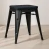 Taburete Diseño Industrial - Madera y Acero - 46cm - Stylix image 7