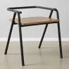 Silla de Comedor- Diseño Industrial - Madera y Metal - Achak image 7