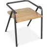 Silla de Comedor- Diseño Industrial - Madera y Metal - Achak image 7