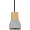 Lámpara de Techo Madera y Hormigón - Lámpara Colgante Diseño Escandinavo - Minnie image 7