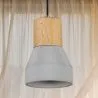 Lámpara de Techo Madera y Hormigón - Lámpara Colgante Diseño Escandinavo - Minnie image 7