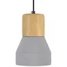 Lámpara de Techo Madera y Hormigón - Lámpara Colgante Diseño Escandinavo - Minnie image 7
