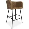 Taburete de Ratán con Reposabrazos - Diseño Boho Bali - Ishita image 7