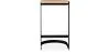 Taburete Diseño Industrial - Madera y Metal - 60cm - Lia image 7