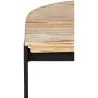 Taburete Diseño Industrial - Madera y Metal - 60cm - Lia image 7