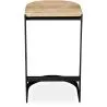 Taburete Diseño Industrial - Madera y Metal - 60cm - Lia image 7