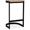 Taburete Diseño Industrial - Madera y Metal - 60cm - Lia image 7