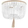 Lámpara de Techo Bolas de Madera - Plafón Estilo Boho Bali - Kanda image 7