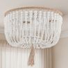 Lámpara de Techo Bolas de Madera - Plafón Estilo Boho Bali - Kanda image 7