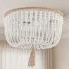 Lámpara de Techo Bolas de Madera - Plafón Estilo Boho Bali - Kanda image 7