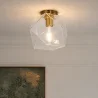 Lámpara de Techo de Cristal - Plafón Diseño Retro - Avo image 7