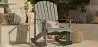 Silla de Exterior con Reposabrazos - Silla de Jardín - Mecedora de Madera - Adirondack image 7