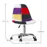 Silla de Oficina con ruedas  - Silla de Escritorio - Tapizada en Patchwork - Tessa image 7