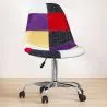 Silla de Oficina con ruedas  - Silla de Escritorio - Tapizada en Patchwork - Tessa image 7