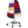 Silla de Oficina con ruedas  - Silla de Escritorio - Tapizada en Patchwork - Tessa image 7