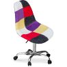 Silla de Oficina con ruedas  - Silla de Escritorio - Tapizada en Patchwork - Tessa image 7