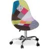 Silla de Oficina con Ruedas - Silla de Escritorio - Tapizada en Patchwork - Simona  image 7