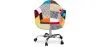Silla de Oficina con Reposabrazos - Silla de Escritorio con Ruedas - Tapizada en Patchwork  - Patty image 7