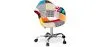 Silla de Oficina con Reposabrazos - Silla de Escritorio con Ruedas - Tapizada en Patchwork  - Patty image 7