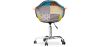 Silla de Oficina con Reposabrazos - Silla de Escritorio con Ruedas - Tapizada en Patchwork  - Patty image 7