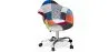 Silla de Oficina con Reposabrazos - Silla de Escritorio con Ruedas - Tapizada en Patchwork  - Pixi image 7