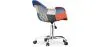 Silla de Oficina con Reposabrazos - Silla de Escritorio con Ruedas - Tapizada en Patchwork  - Pixi image 7