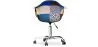Silla de Oficina con Reposabrazos - Silla de Escritorio con Ruedas - Tapizada en Patchwork  - Pixi image 7