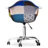 Silla de Oficina con Reposabrazos - Silla de Escritorio con Ruedas - Tapizada en Patchwork  - Pixi image 7