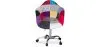 Silla de Oficina con Reposabrazos - Silla de Escritorio con Ruedas - Tapizada en Patchwork  - Ray image 7