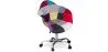 Silla de Oficina con Reposabrazos - Silla de Escritorio con Ruedas - Tapizada en Patchwork  - Ray image 7