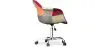 Silla de Oficina con Reposabrazos - Silla de Escritorio con Ruedas - Tapizada en Patchwork  - Ray image 7